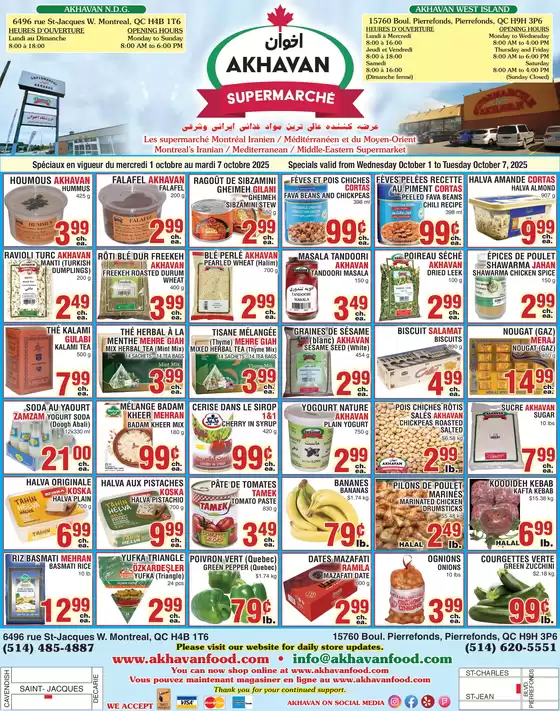 Akhavan catalogue in Ottawa | Weekly flyer  | 2025-10-01T00:00:00.000Z - 2025-10-07T00:00:00.000Z