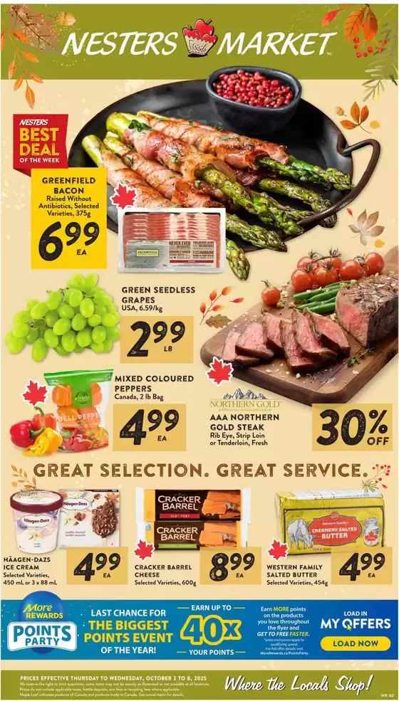 Nesters Market catalogue in Mississauga | Weekly flyer  | 2025-10-02T00:00:00.000Z - 2025-10-08T00:00:00.000Z