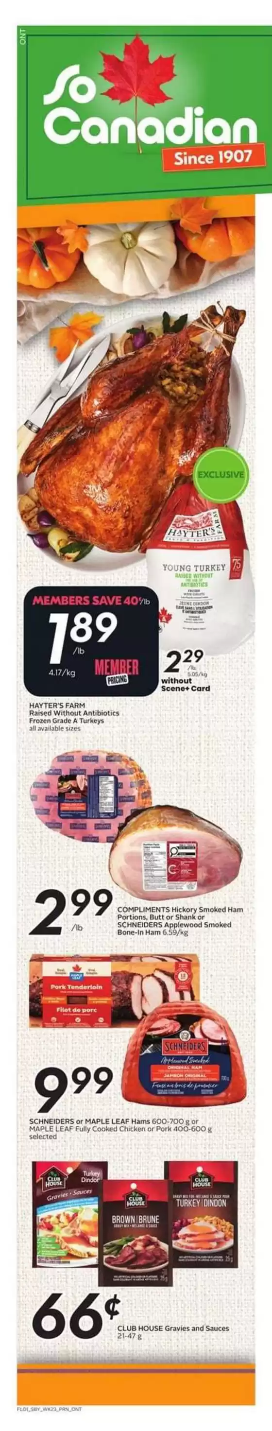 Sobeys Weekly ad