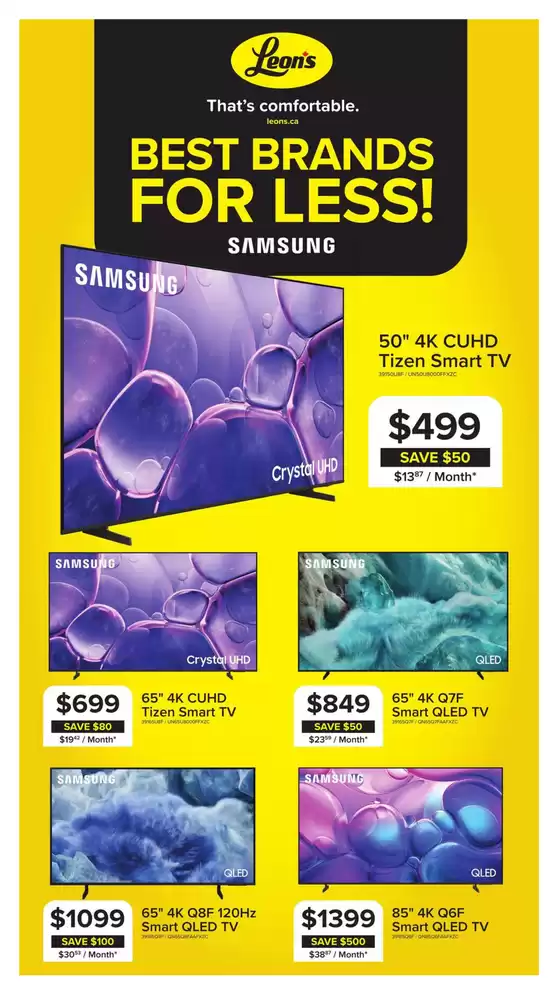 Leon's catalogue in Moncton | Great discounts on selected products | 2025-10-03T00:00:00.000Z - 2025-10-09T00:00:00.000Z