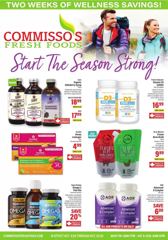 Commisso's Fresh Foods catalogue in Prince Albert | Commisso's Fresh Foods weeky flyer | 2025-10-03T00:00:00.000Z - 2025-10-16T00:00:00.000Z