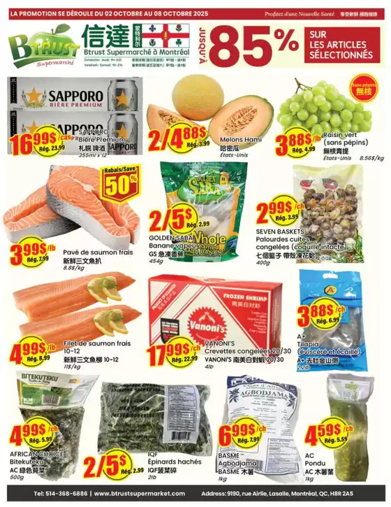 Btrust Supermarket catalogue in Whitecourt | Up to 85 % off  | 2025-10-03T00:00:00.000Z - 2025-10-09T00:00:00.000Z