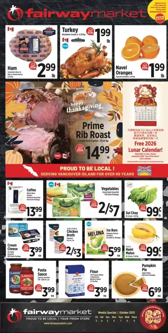 Fairway Market catalogue in Whitecourt | Weekly flyer  | 2025-10-03T00:00:00.000Z - 2025-10-09T00:00:00.000Z
