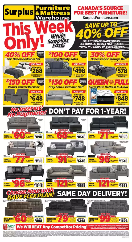Surplus Furniture catalogue in Somerset | Hurry in for best selection !  | 2025-10-03T00:00:00.000Z - 2025-10-05T00:00:00.000Z
