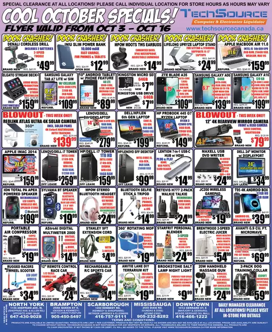 TechSource, flyer