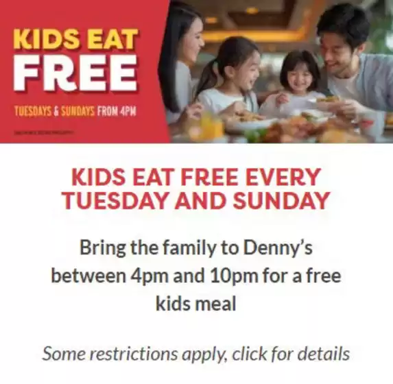 Kids eat free 