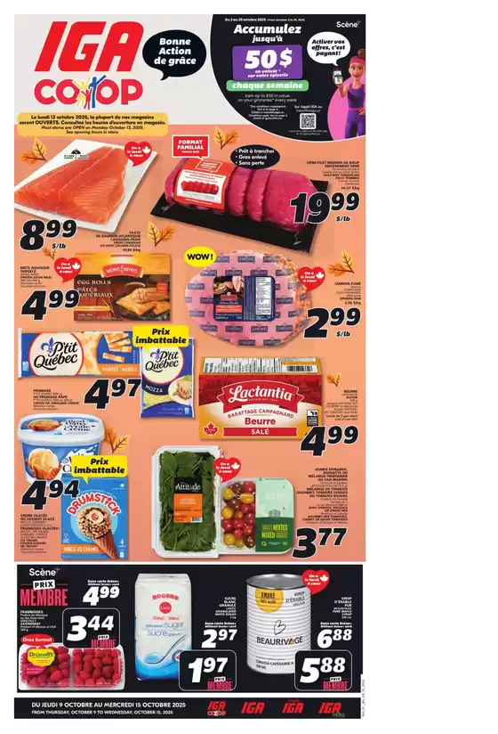 IGA catalogue in Lloydminster | Save now with our deals | 2025-10-09T00:00:00.000Z - 2025-10-15T00:00:00.000Z