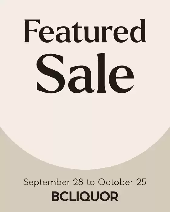 BC Liquor Stores catalogue in Owen Sound | Featured Sale | 2025-10-08T00:00:00.000Z - 2025-10-22T00:00:00.000Z