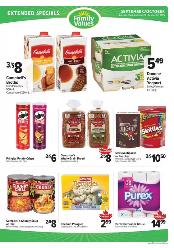 Family Foods monthly flyer