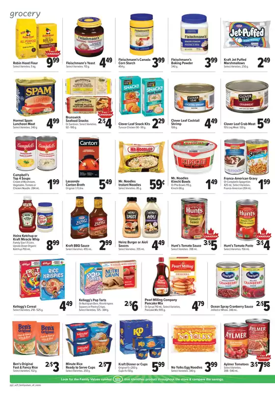 Family Foods monthly flyer