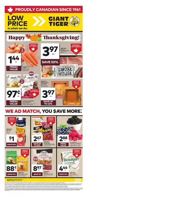 Giant Tiger catalogue in Owen Sound | Offers for bargain hunters | 2025-10-08T00:00:00.000Z - 2025-10-14T00:00:00.000Z