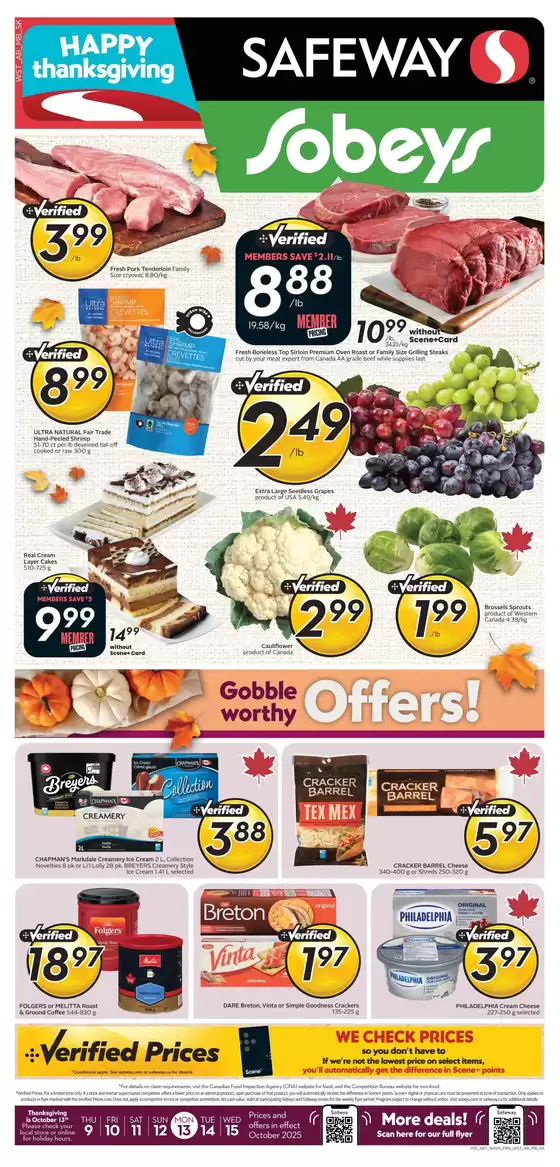 Sobeys catalogue in Owen Sound | Our best bargains | 2025-10-09T00:00:00.000Z - 2025-10-15T00:00:00.000Z