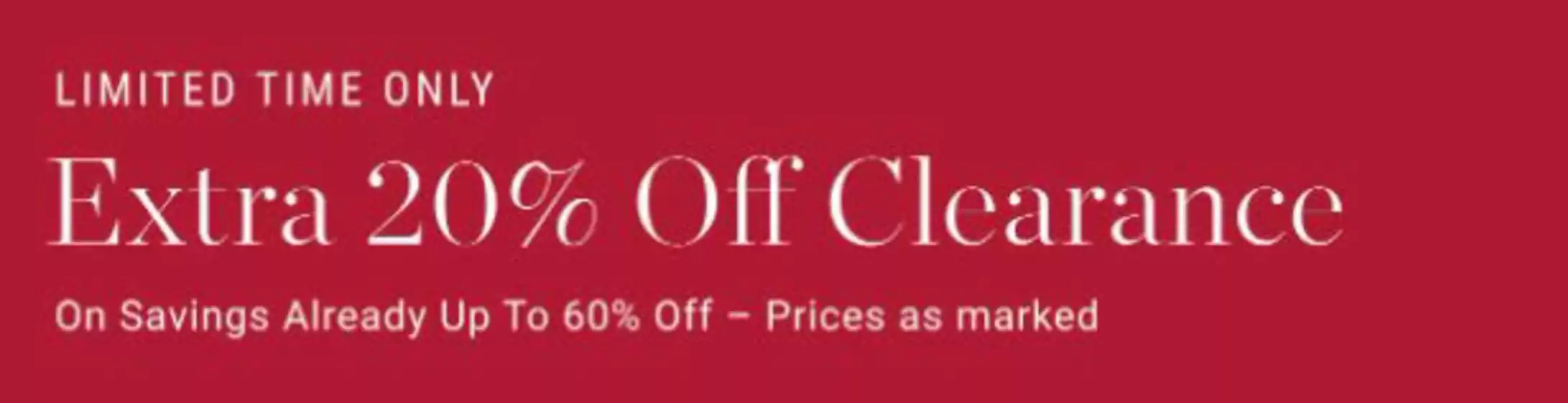 Extra 20 % off 