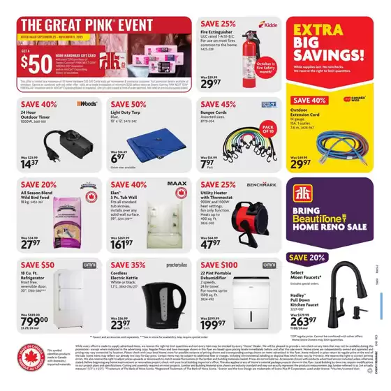 Current special promotions