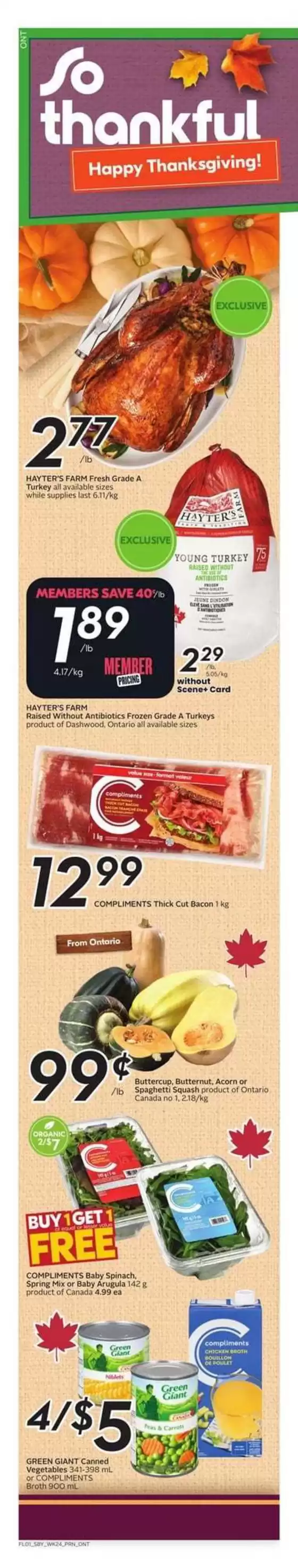 Sobeys Weekly ad