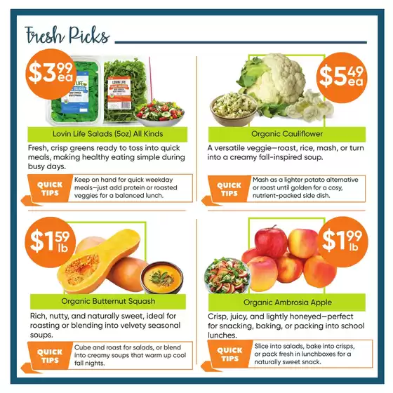 Healthy Planet Flyer October 9 to 22