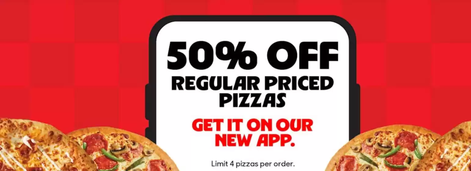 50 % off 