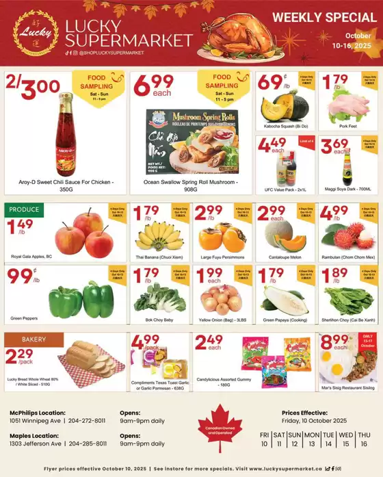 Lucky Supermarket catalogue in Deep River | Winnipeg weekly Specials | 2025-10-10T00:00:00.000Z - 2025-10-16T00:00:00.000Z