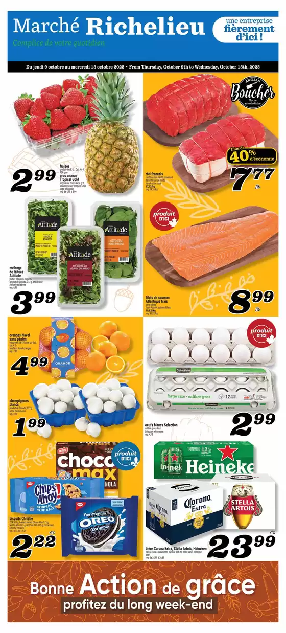 Marche Richelieu Flyer October 9 to 15
