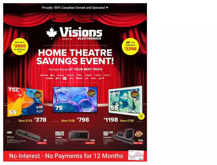 Visions Electronics catalogue in Timmins | Flyer | 2025-10-10T00:00:00.000Z - 2025-10-16T00:00:00.000Z