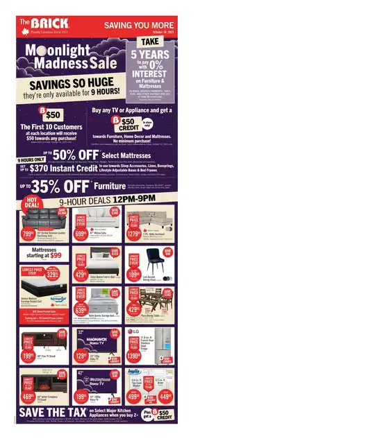 The Brick catalogue | Great discounts on selected products | 2025-10-10T00:00:00.000Z - 2025-10-22T00:00:00.000Z