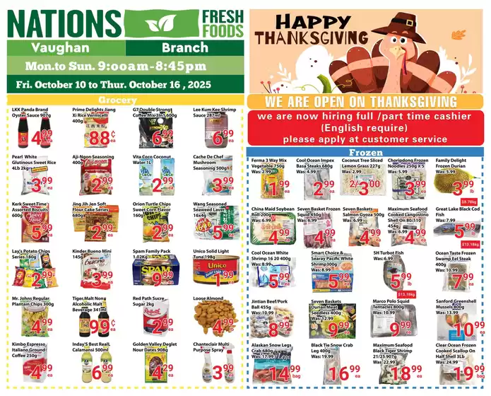 Nations Fresh Foods catalogue in Kanata | Thanksgiving Hot Deals Are Here!  | 2025-10-10T00:00:00.000Z - 2025-10-16T00:00:00.000Z