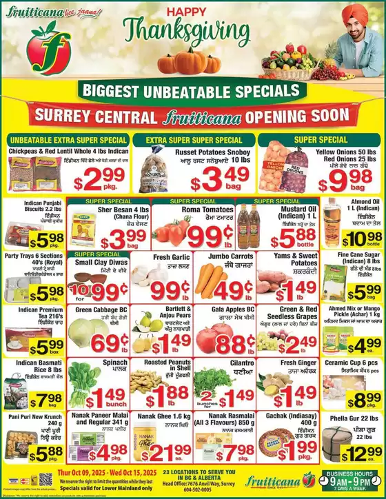 Fruiticana catalogue in Vaughan | Current deals and offers | 2025-10-11T00:00:00.000Z - 2025-10-25T00:00:00.000Z