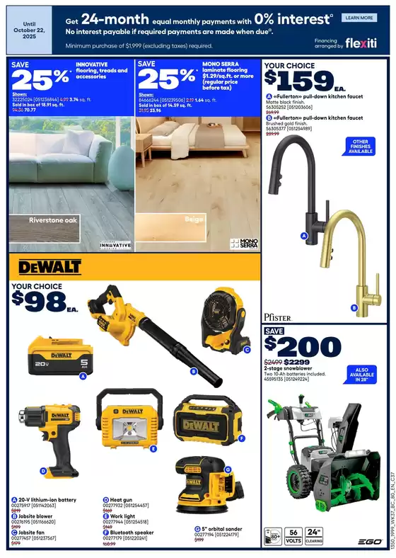 New offers to discover