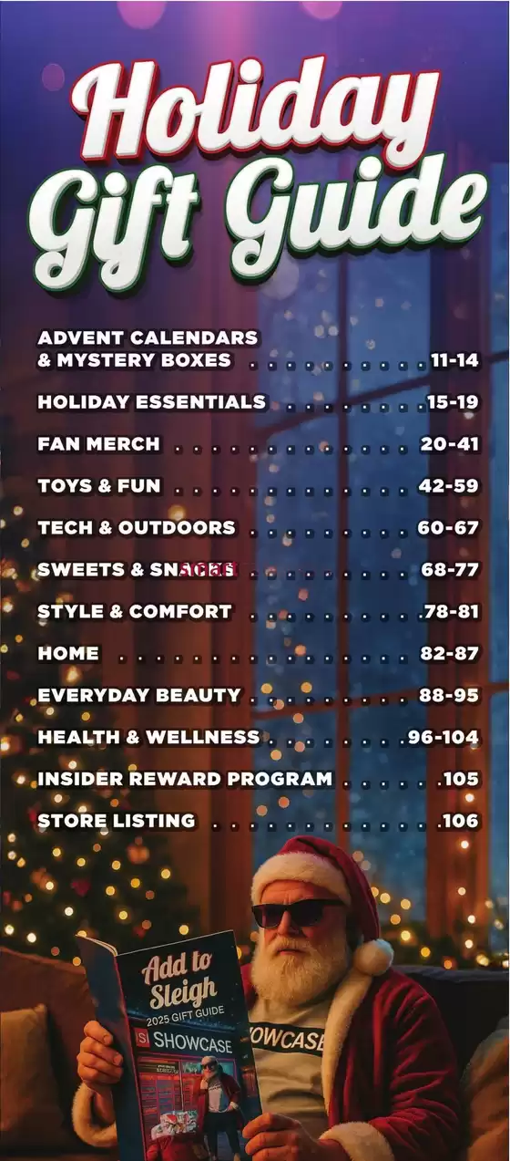 Showcase weeky flyer