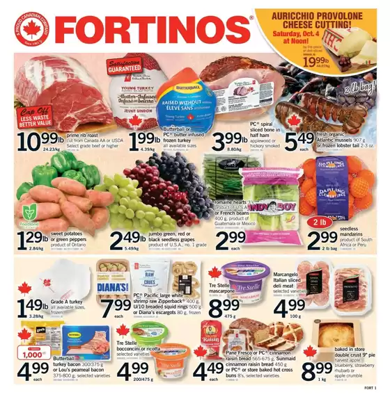 Fortinos catalogue in Vaughan | Top deals and discounts | 2025-10-11T00:00:00.000Z - 2025-10-25T00:00:00.000Z