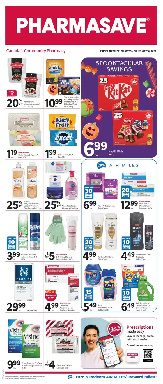 Pharmasave catalogue | Current bargains and offers | 2025-10-13T00:00:00.000Z - 2025-10-27T00:00:00.000Z