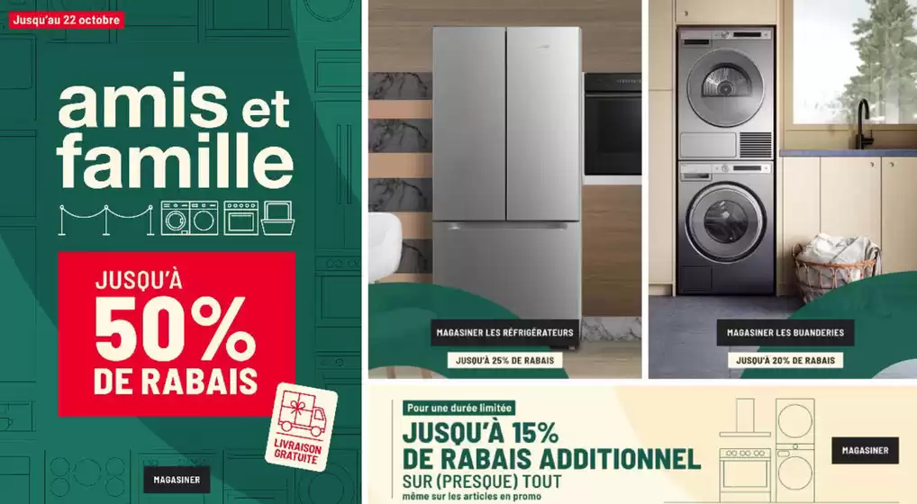 Jusqu'à 50% de rabais