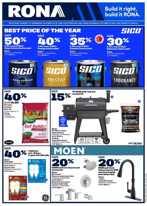 RONA catalogue in Trail | Great offer for bargain hunters | 2025-10-14T00:00:00.000Z - 2025-10-28T00:00:00.000Z
