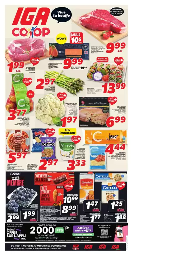 IGA catalogue in La Sarre | New Brunswick | 2025-10-16T00:00:00.000Z - 2025-10-22T00:00:00.000Z