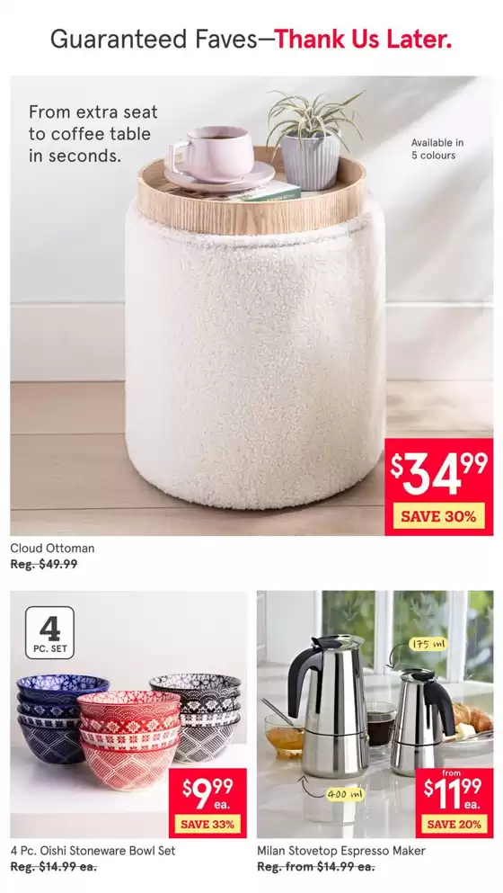 Kitchen Stuff Plus weeky flyer