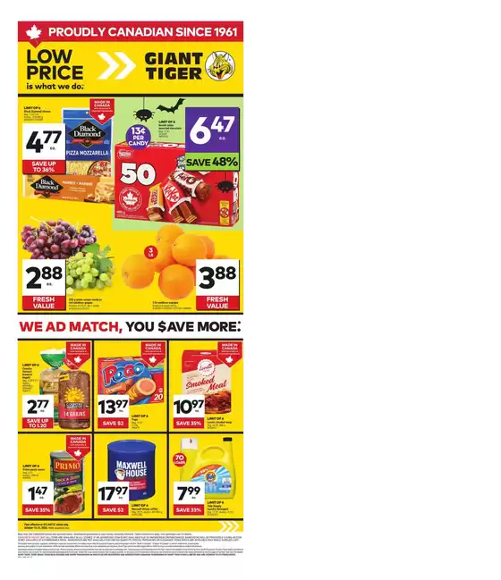 Giant Tiger catalogue in Scarborough | Great offer for all customers | 2025-10-15T00:00:00.000Z - 2025-10-21T00:00:00.000Z