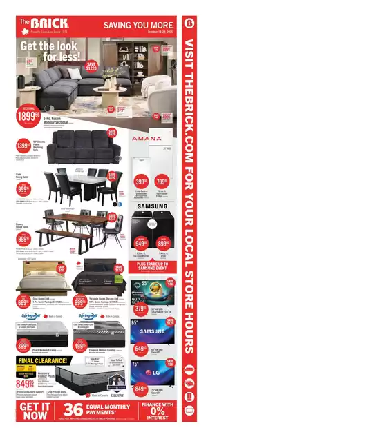The Brick catalogue in Laval | Our best offers for you | 2025-10-10T00:00:00.000Z - 2025-10-22T00:00:00.000Z