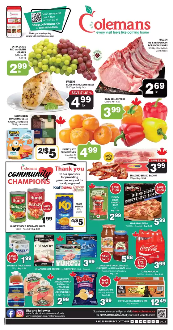 Coleman's catalogue in La Sarre | Our best deals for you | 2025-10-16T00:00:00.000Z - 2025-10-22T00:00:00.000Z