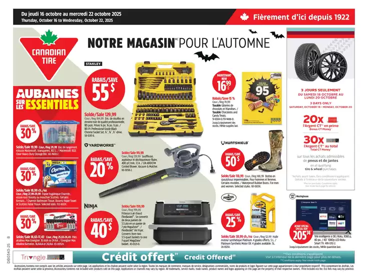 Canadian Tire catalogue in Saint-Hyacinthe | Attractive special offers for everyone | 2025-10-16T00:00:00.000Z - 2025-10-22T00:00:00.000Z