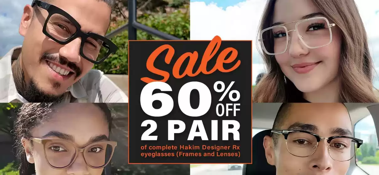 Hakim Optical catalogue in Ottawa | Sale 60 % off  | 2025-10-14T00:00:00.000Z - 2025-10-28T00:00:00.000Z