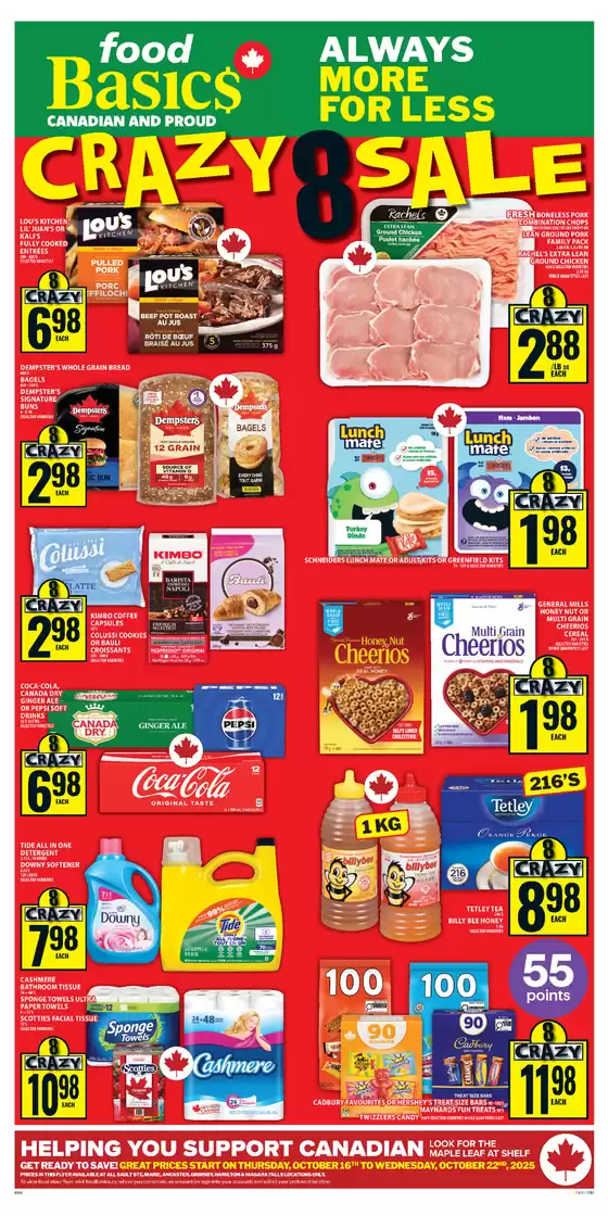 Food Basics catalogue in Markham | Current bargains and offers | 2025-10-16T00:00:00.000Z - 2025-10-22T00:00:00.000Z