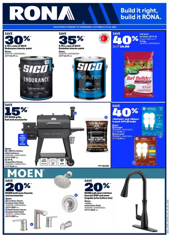 RONA catalogue in Markham | Exclusive deals for our customers | 2025-10-15T00:00:00.000Z - 2025-10-29T00:00:00.000Z