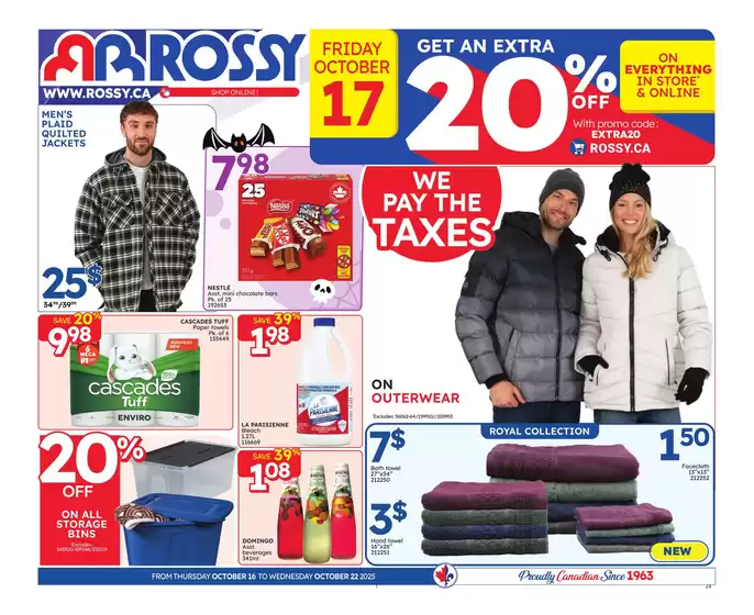 Rossy catalogue in Victoria BC | Our best offers for you | 2025-10-16T00:00:00.000Z - 2025-10-22T00:00:00.000Z