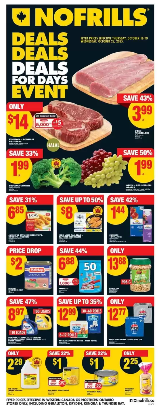 No Frills Weekly ad