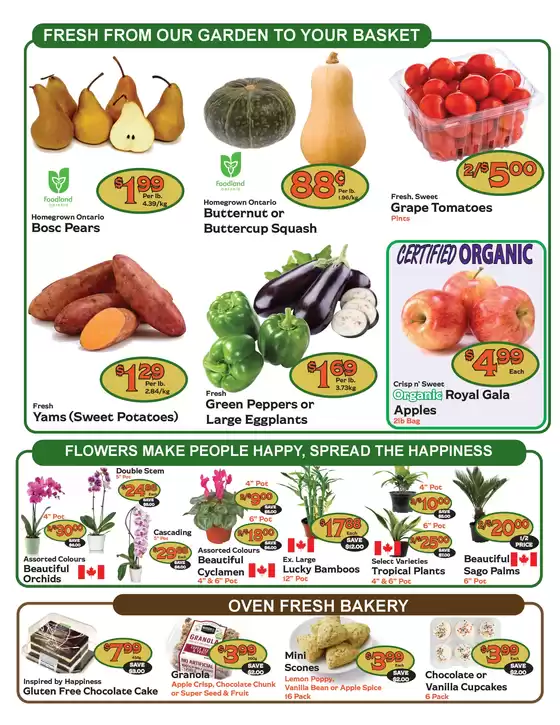 Prices in effect Thursday October 16th, until Wednesday October 22nd, 2025