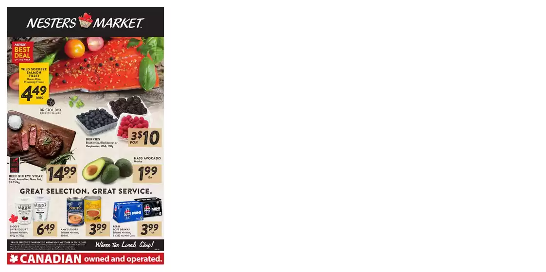 Nesters Market catalogue in North York | Weekly flyer  | 2025-10-16T00:00:00.000Z - 2025-10-22T00:00:00.000Z