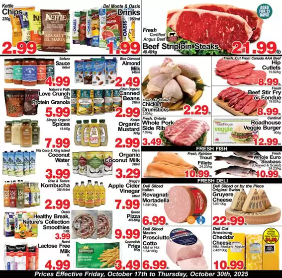 Greco's Fresh Market Flyer October 17 to 30