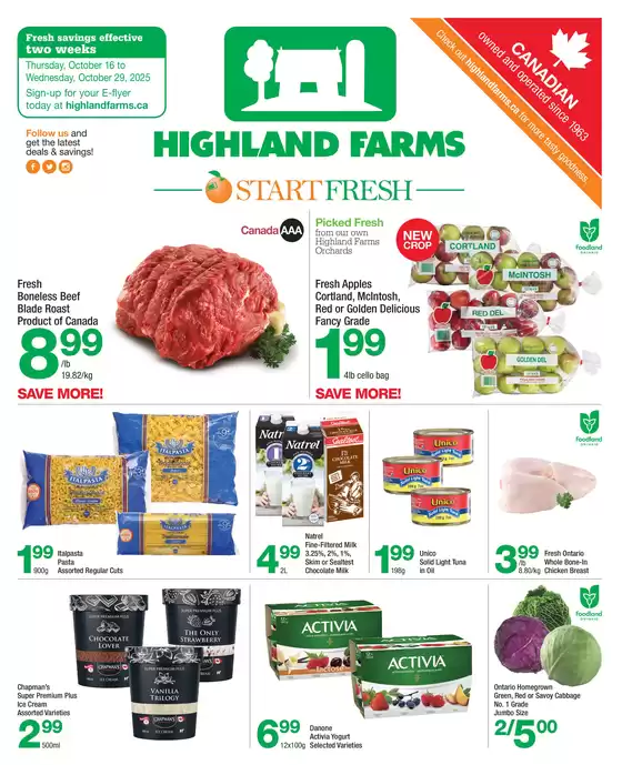 Highland Farms flyer