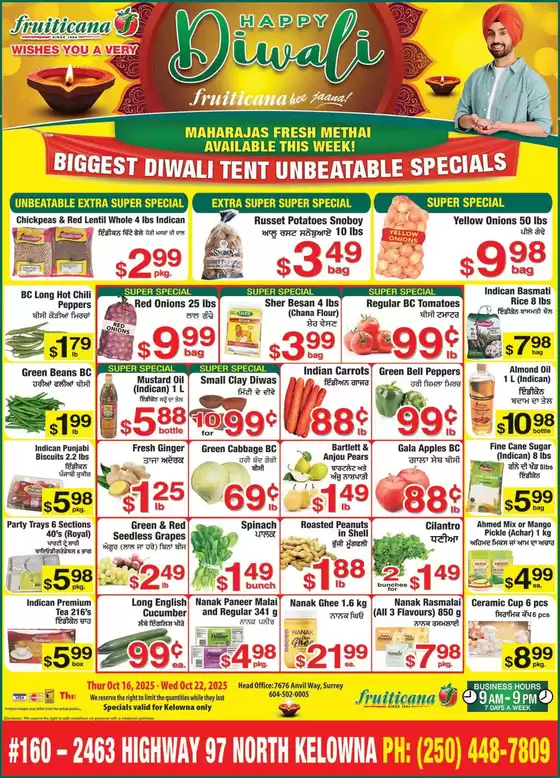 Fruiticana catalogue in Winnipeg | Current special promotions | 2025-10-17T00:00:00.000Z - 2025-10-31T00:00:00.000Z