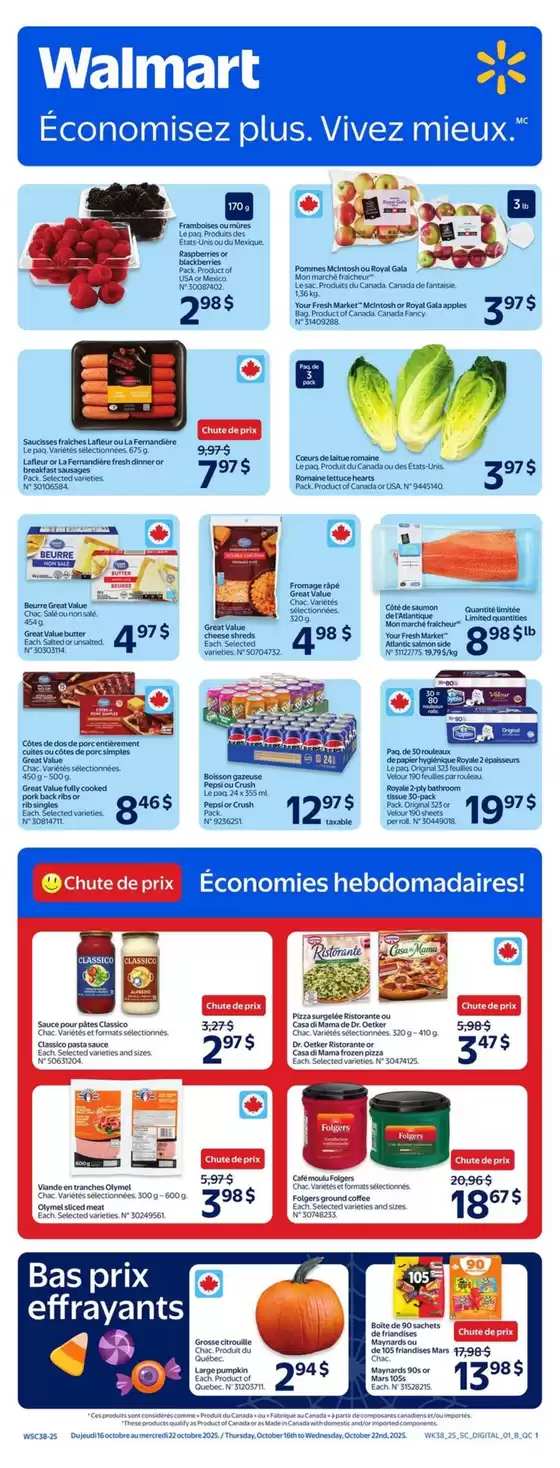 Walmart catalogue in Clearwater | Current bargains and offers | 2025-10-19T00:00:00.000Z - 2025-11-02T00:00:00.000Z